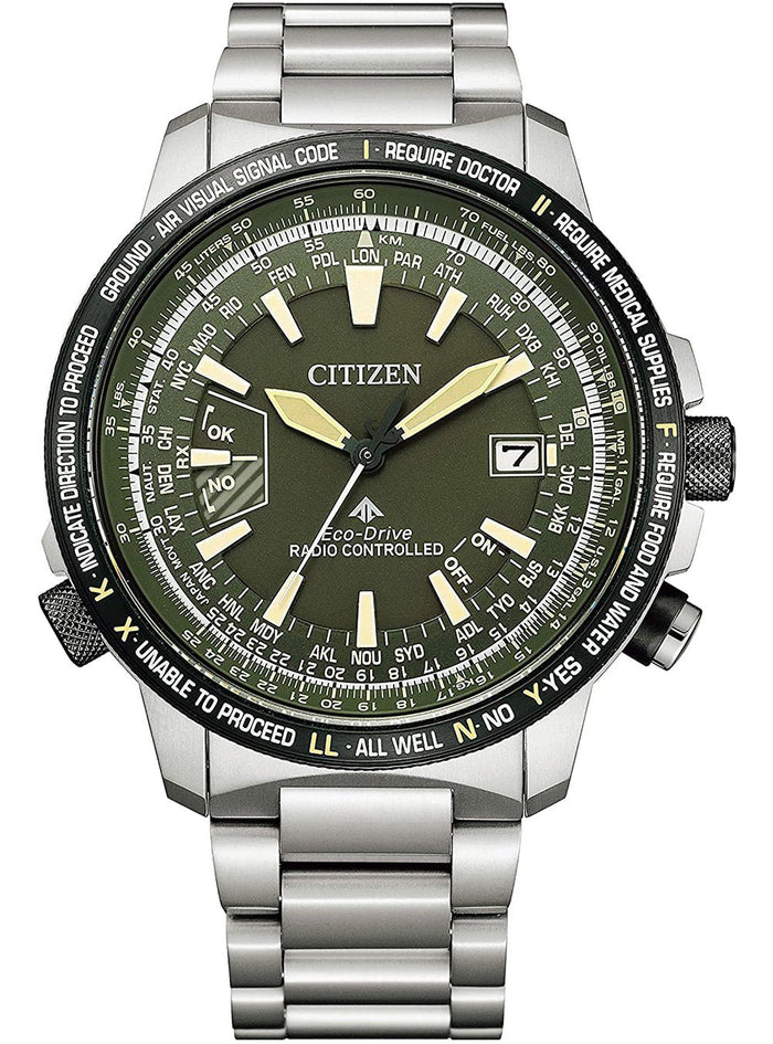 CITIZEN PROMASTER ECO-DRIVE RADIO CLOCK DIRECT FLIGHT CB0206-86X JAPAN MOV'T JDMWRISTWATCHjapan-select