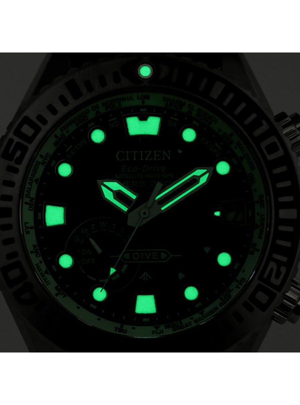 CITIZEN PROMASTER ECO-DRIVE SATELLITE WAVE GPS DIVER'S CC5001-00W MADE IN JAPAN JDMWRISTWATCHjapan-select