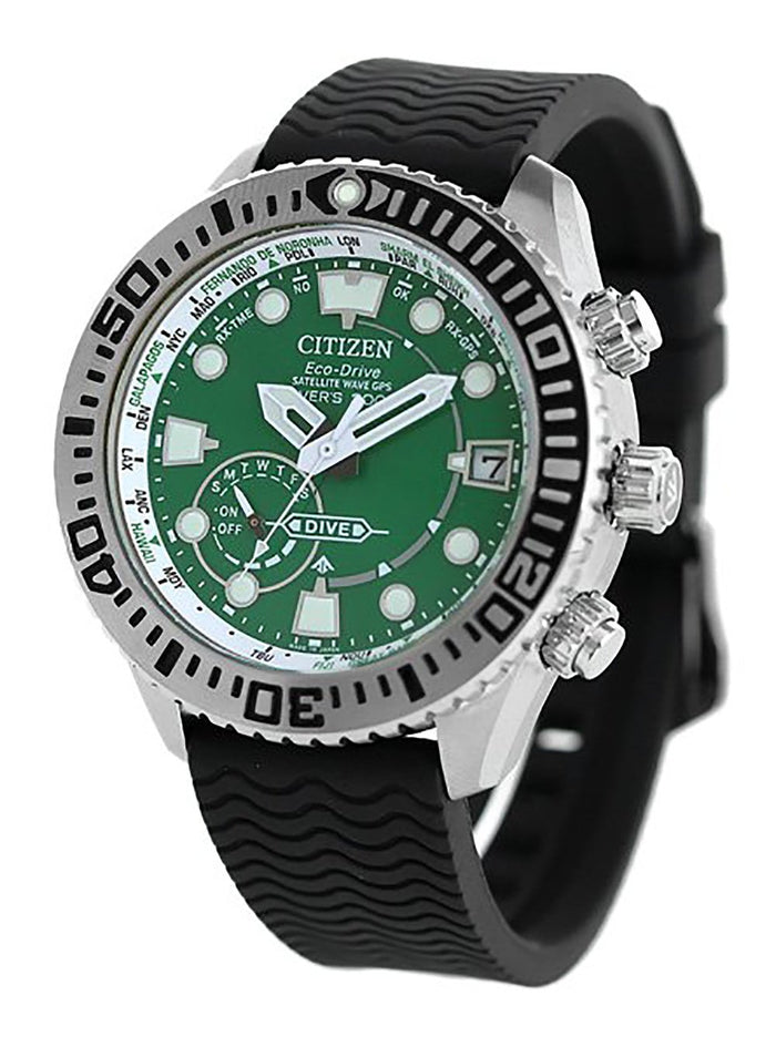 CITIZEN PROMASTER ECO-DRIVE SATELLITE WAVE GPS DIVER'S CC5001-00W MADE IN JAPAN JDMWRISTWATCHjapan-select