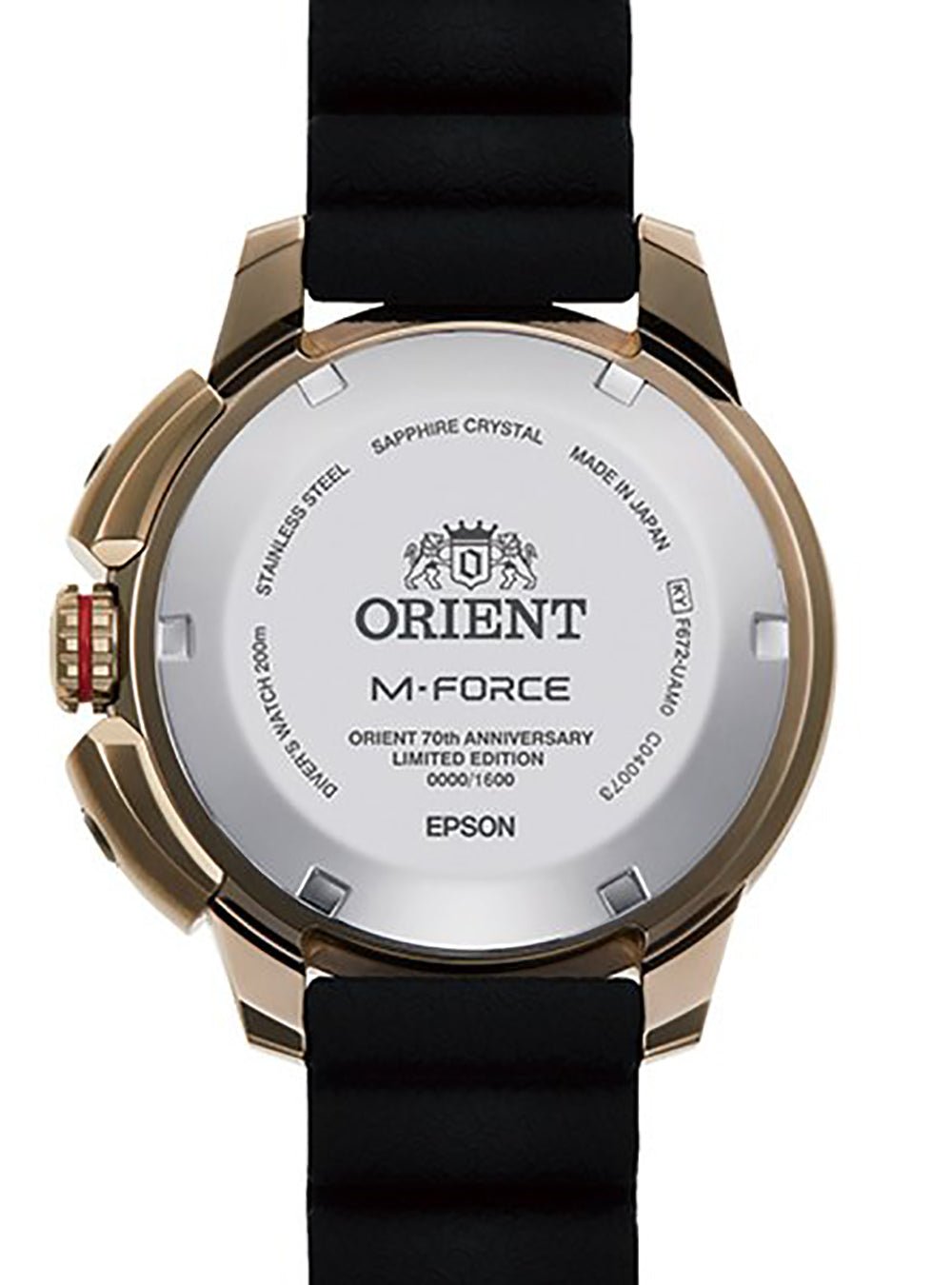 ORIENT M-FORCE SPORTS 70TH ANNIVERSARY RN-AC0L05G LIMITED EDITION