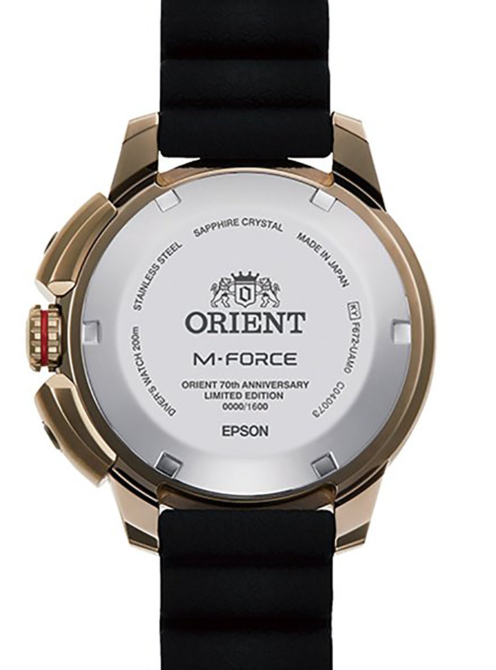 ORIENT M-FORCE SPORTS 70TH ANNIVERSARY RN-AC0L05G LIMITED EDITION MADE IN JAPAN JDMWRISTWATCHjapan-select