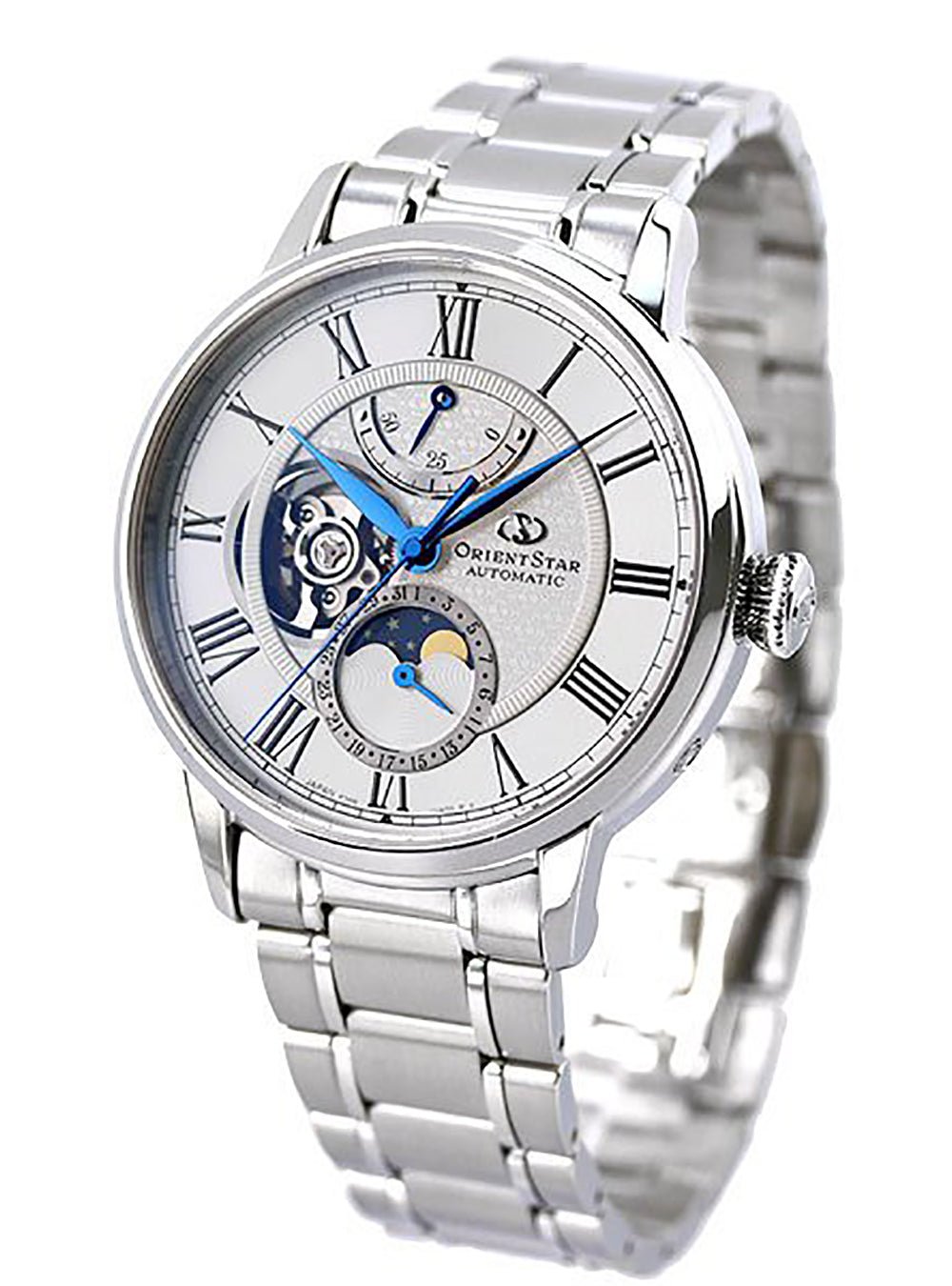 Orient Star Classic Collection Mechanical Moon Phase Men Watch RK AY0102S