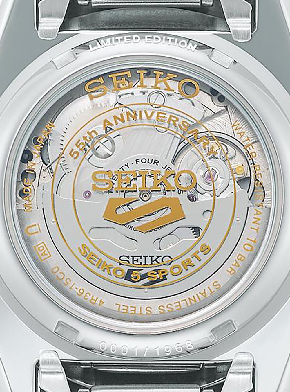 SEIKO 5 SPORTS SKX SPORTS STYLE 55TH ANNIVERSARY CUSTOMIZE CAMPAIGN LIMITED EDITION SBSA215 MADE IN JAPAN JDMWRISTWATCHjapan-select