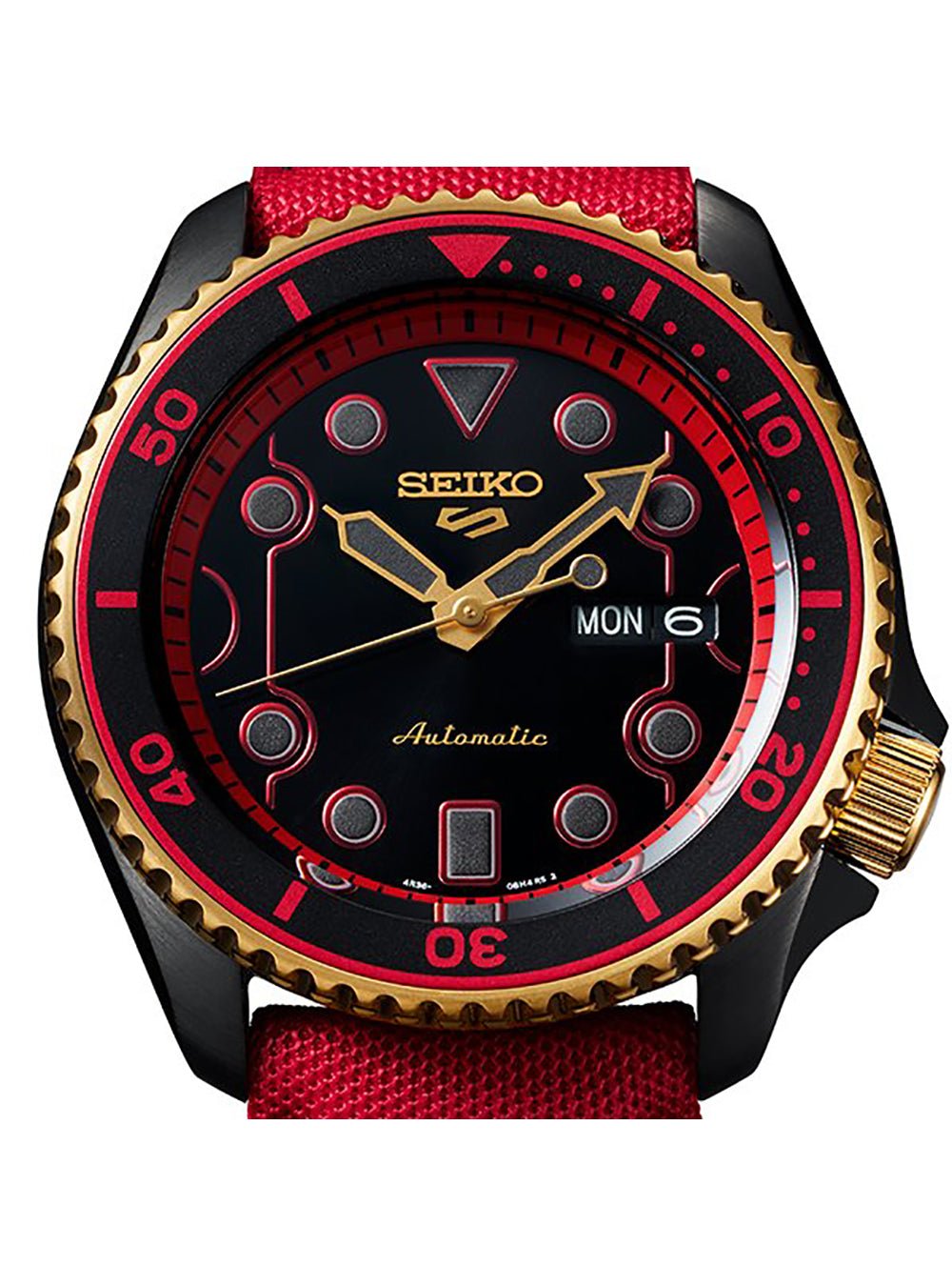 SEIKO 5 SPORTS STREET FIGHTER V LIMITED EDITION KEN MODEL SBSA080 MADE IN JAPAN JDMjapan-select4954628456717WRISTWATCHSEIKO