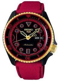 SEIKO 5 SPORTS STREET FIGHTER V LIMITED EDITION KEN MODEL SBSA080 MADE IN JAPAN JDMWRISTWATCHjapan-select