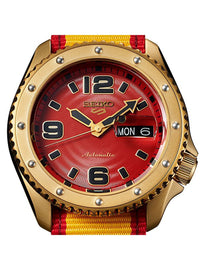 SEIKO 5 SPORTS STREET FIGHTER V LIMITED EDITION ZANGIEF MODEL SBSA084 MADE IN JAPAN JDMWRISTWATCHjapan-select