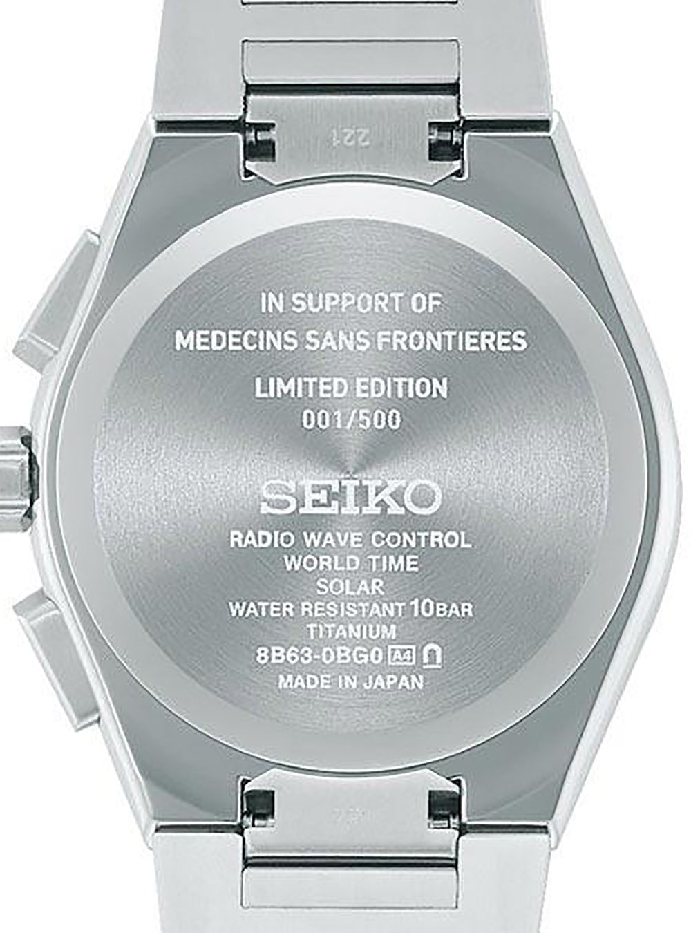 SEIKO ASTRON MEDICINS SANS FRONTIERES SBXY059 LIMITED EDITION MADE IN –  japan-select