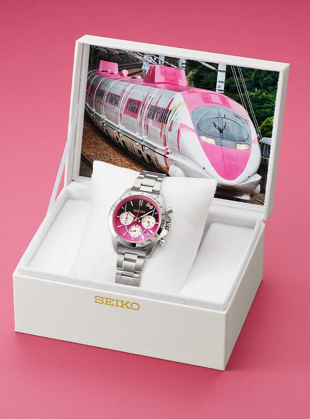 SEIKO HELLO KITTY SHINKANSEN MADE IN JAPAN LIMITED EDITION japan