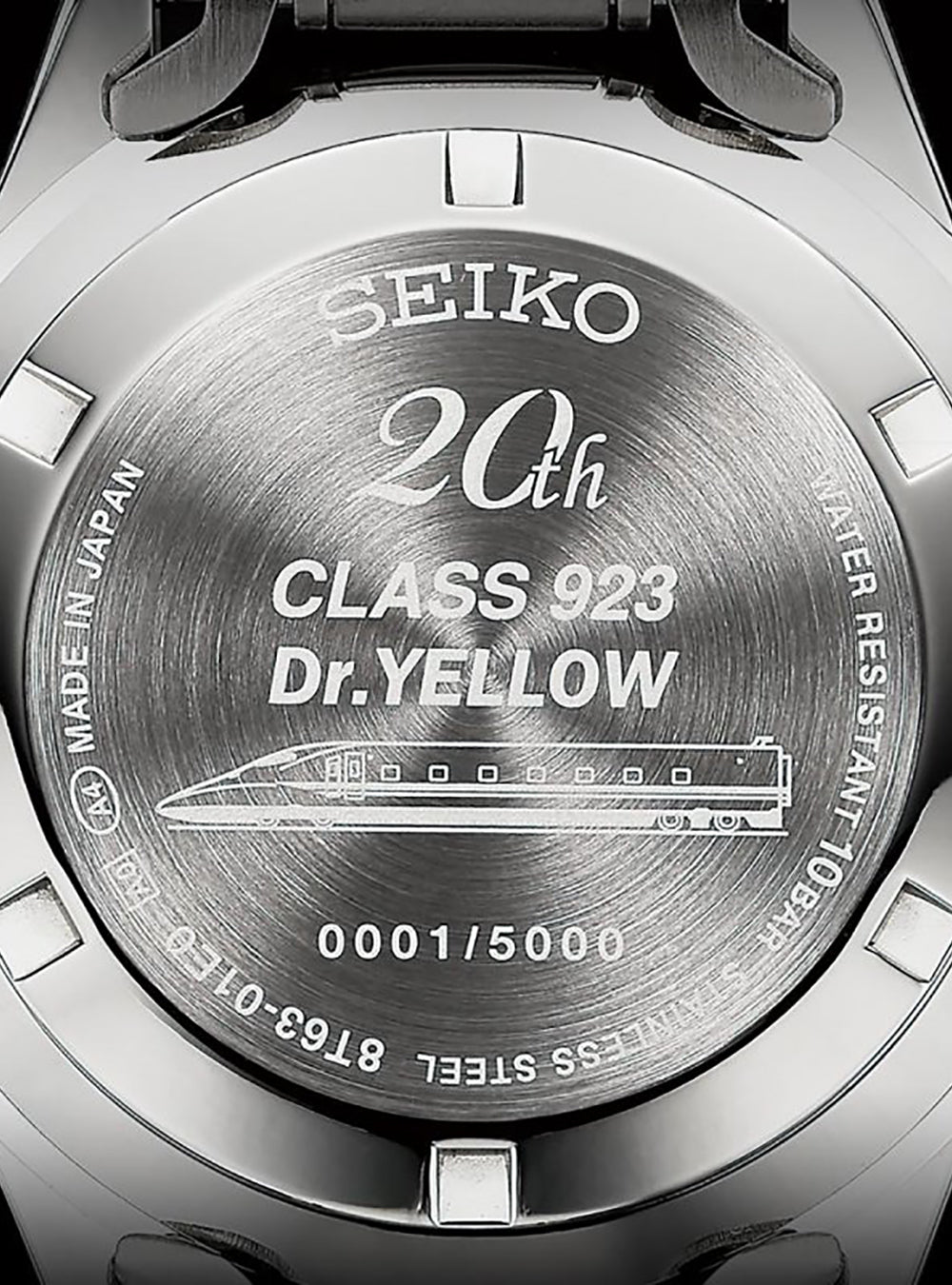 SEIKO × JR WEST 20TH ANNIVERSARY CLASS 923 DR.YELLOW MADE IN JAPAN 