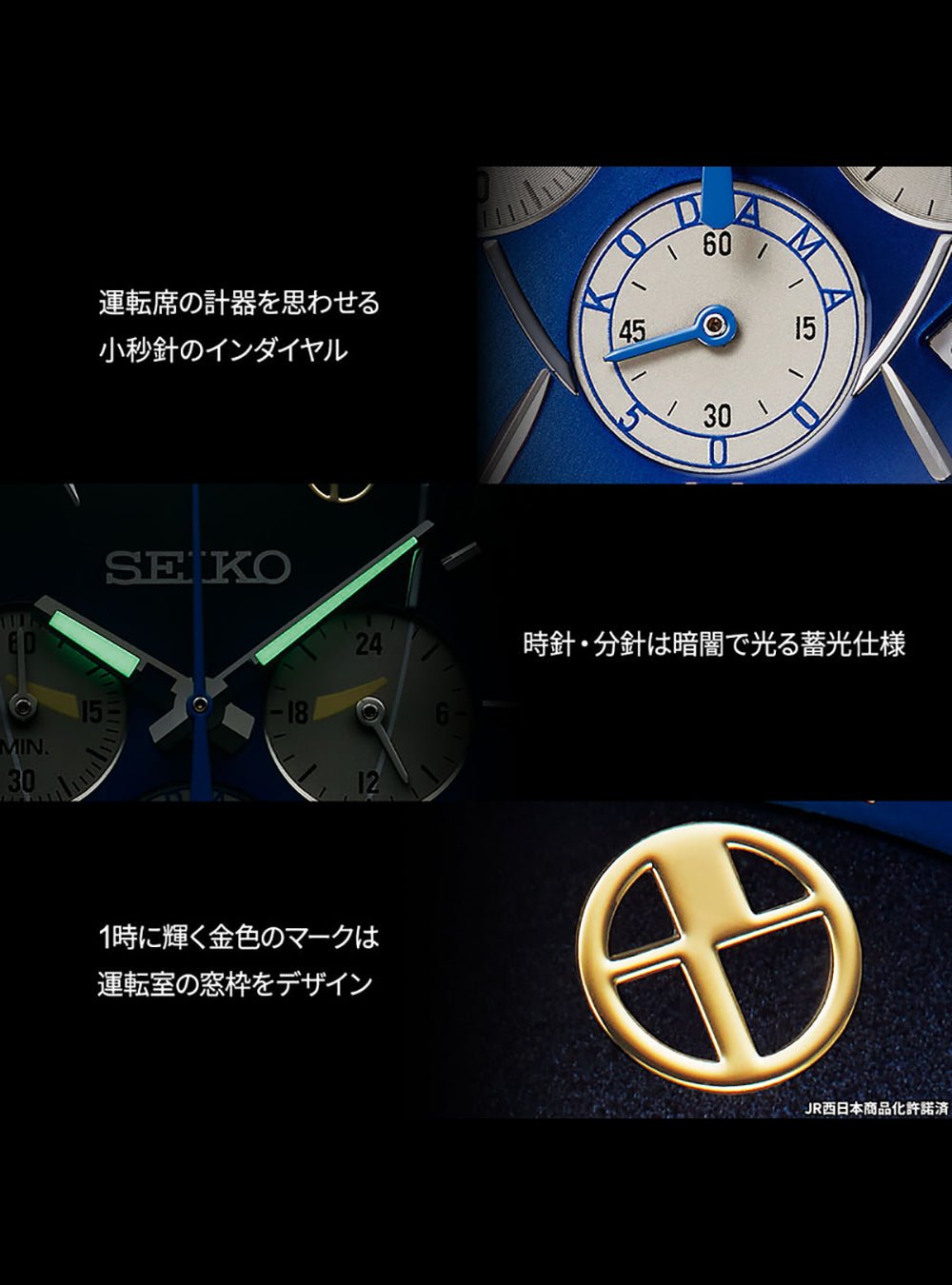 SEIKO × JR WEST 25TH ANNIVERSARY JR 500 KODAMA MADE IN JAPAN LIMITED EDITIONWRISTWATCHjapan-select