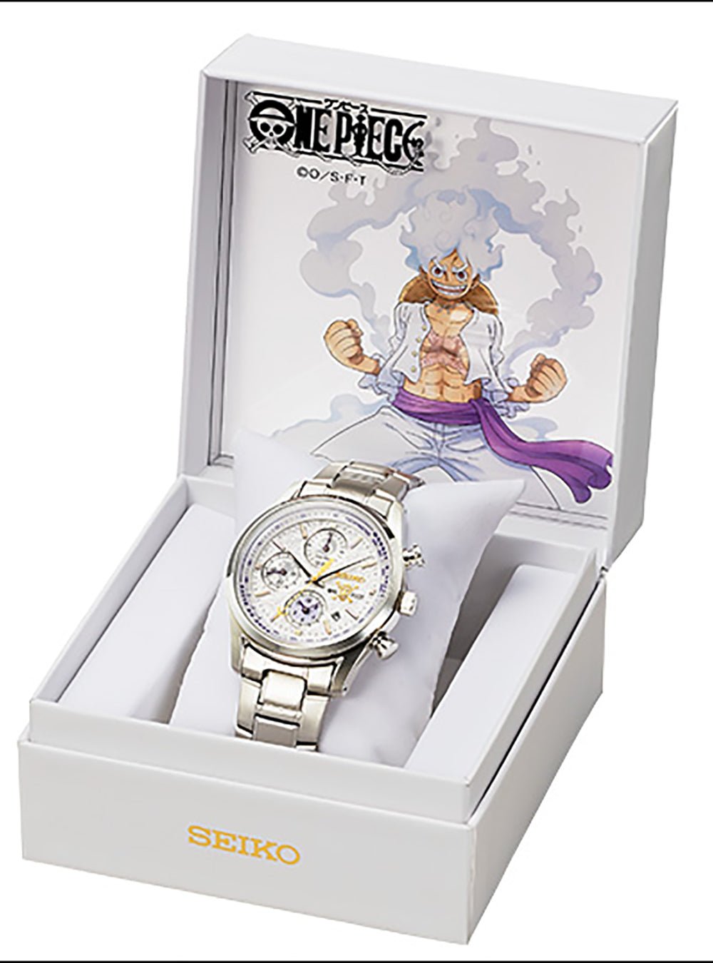 SEIKO ONE PIECE Watch 20th Anniversary Limited Luffy Chronograph Quartz  Anime JP