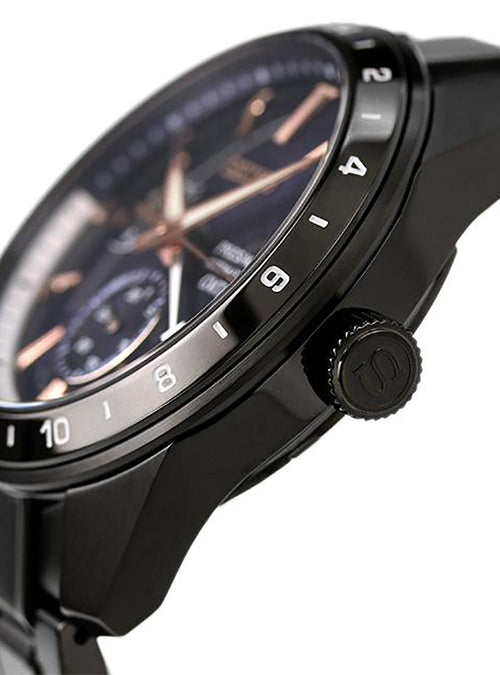 SEIKO PRESAGE PRESTIGE LINE AUTOMATIC GMT SHARP EDGED SERIES 