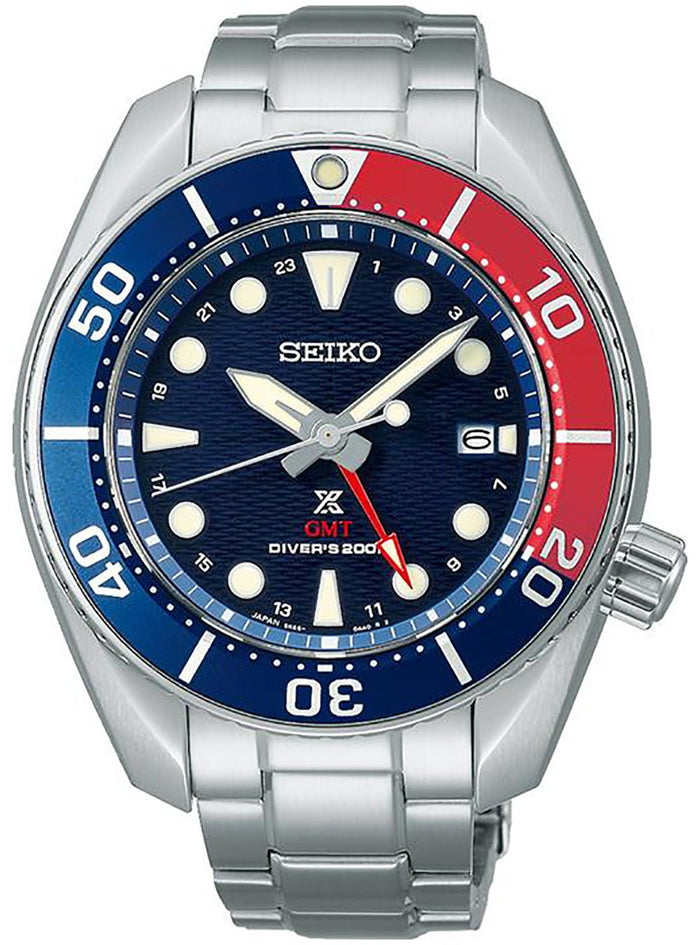 SEIKO PROSPEX DIVER SCUBA SEA ‘SUMO’ SOLAR GMT SBPK005 MADE IN JAPAN JDMWRISTWATCHjapan-select