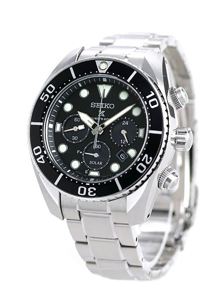 SEIKO PROSPEX DIVER SCUBA SOLAR CHRONOGRAPH SBDL061 MADE IN JAPAN JDMWRISTWATCHjapan-select