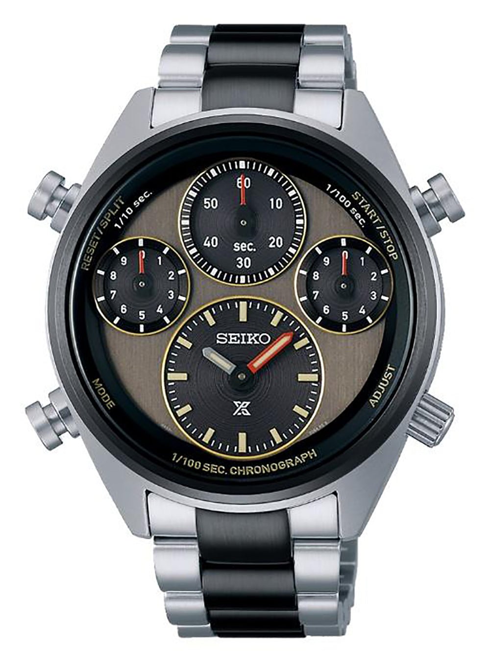 SEIKO PROSPEX SPEEDTIMER 1/100 SEC SOLAR CHRONOGRAPH ANALOG QUARTZ