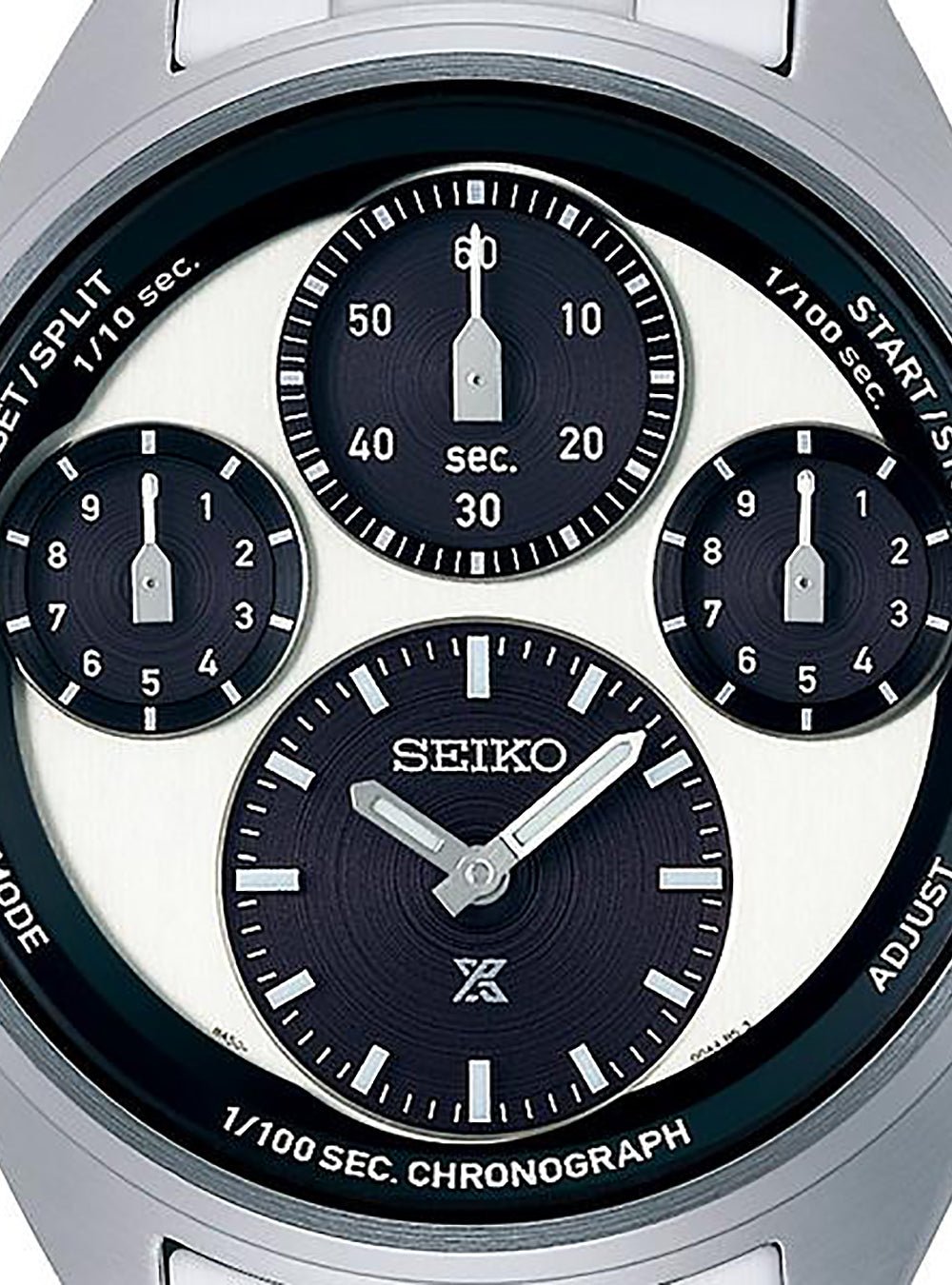 SEIKO PROSPEX SPEEDTIMER 1/100 SEC SOLAR CHRONOGRAPH SBER001 MADE