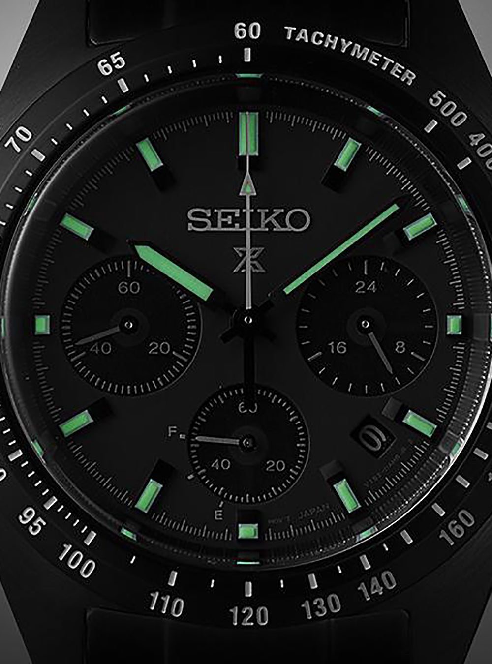 Seiko chronograph 2024 black dial