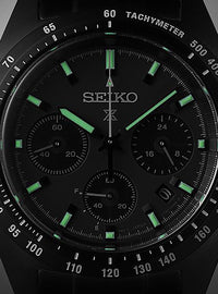 SEIKO PROSPEX SPEEDTIMER SOLAR CHRONOGRAPH THE BLACK SERIES SBDL103 MADE IN JAPAN JDMWatchesjapan-select