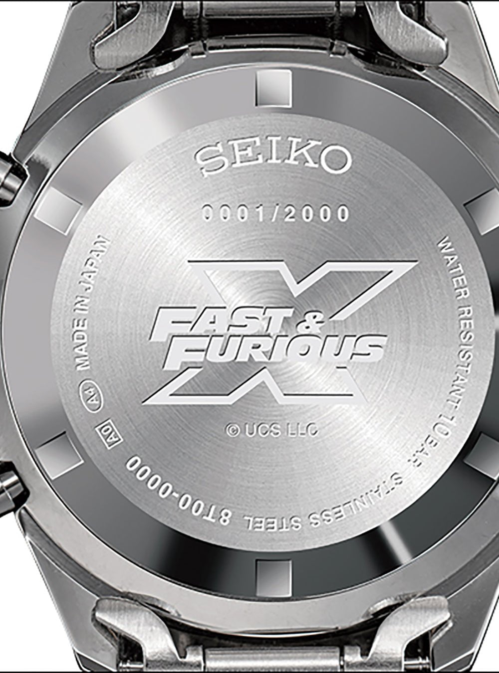 Seiko x Fast & Furious / Fire Boost Collaboration Watch Limited Edition Made in Japan