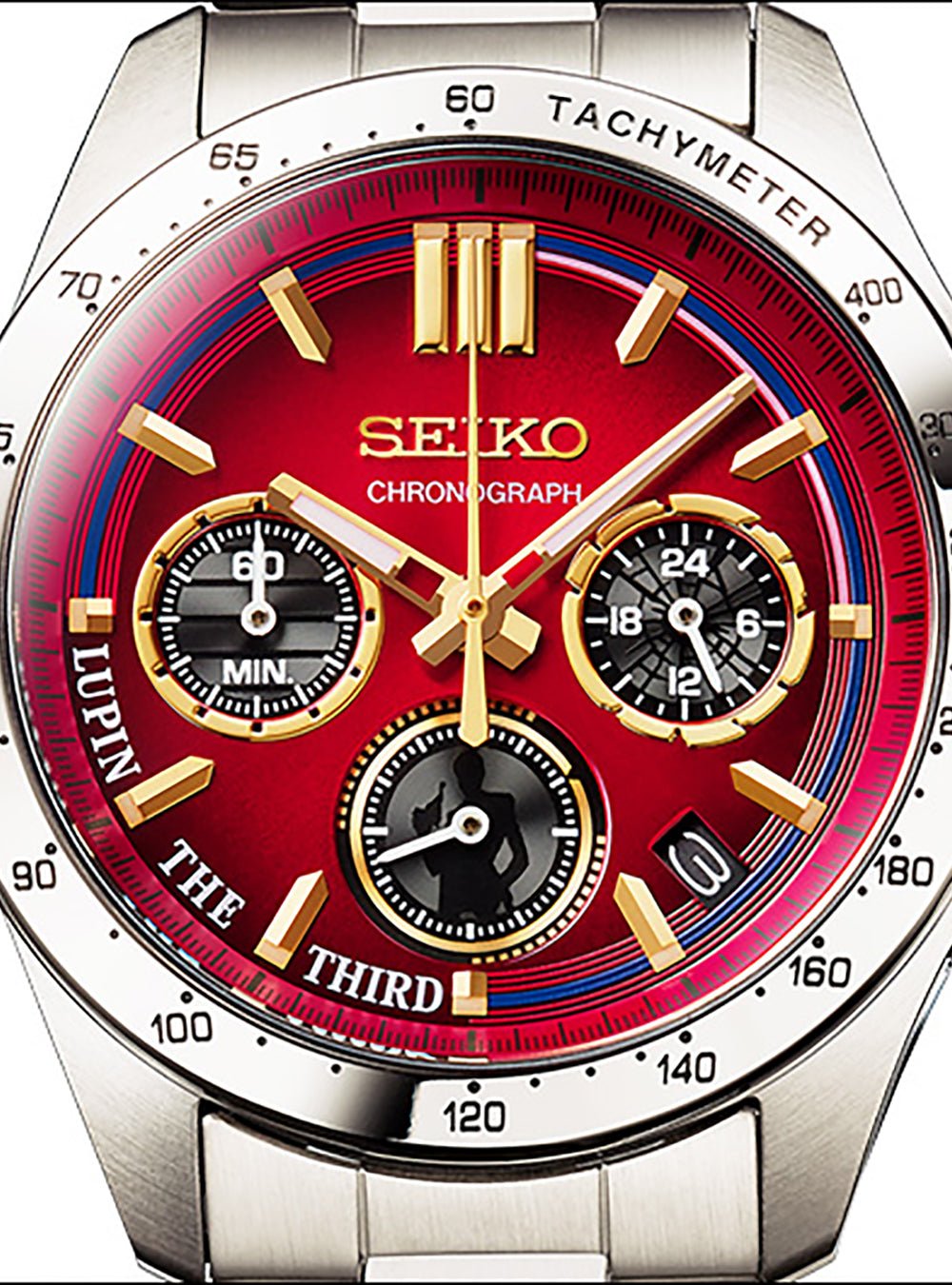 SEIKO x LUPIN THE THIRD COLLABORATION WATCH LIMITED EDITION MADE IN JAPAN