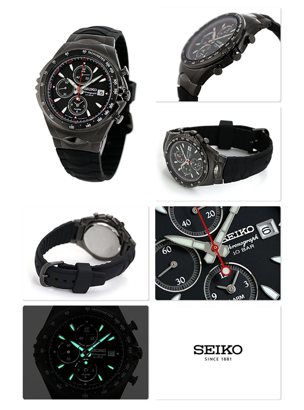 クロ SEIKO MACCHINA SPORTIVA GIUGIARO 7T31（Seiko 精工Giugiaro