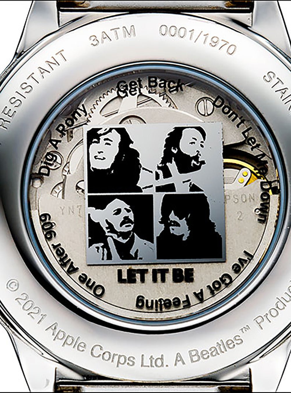 THE BEATLES LET IT BE 50TH ANNIVERSARY ROOFTOP CONCERT TRIBUTE WATCH MADE  IN JAPAN